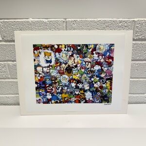 Colorful Cartoon Character Art Print by Durden